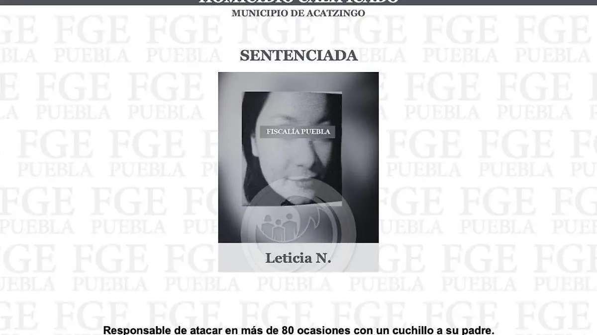 sentencian a mujer acusada de atacar y asesinar a su padre